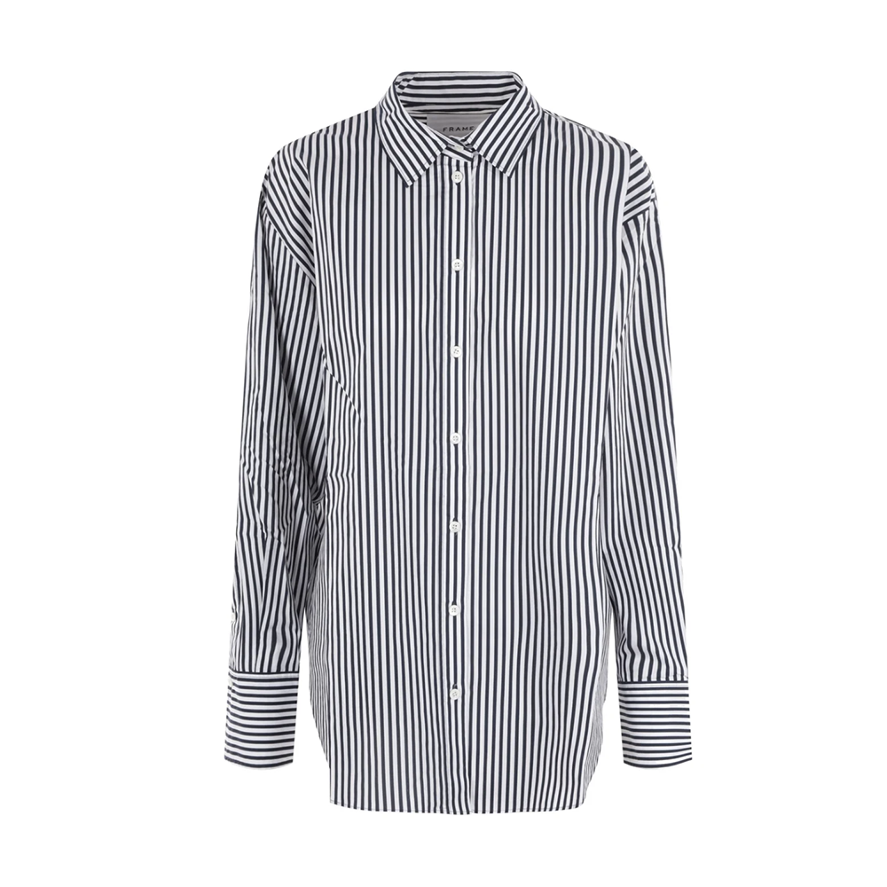 The Oversized Shirt in Blanc Multi