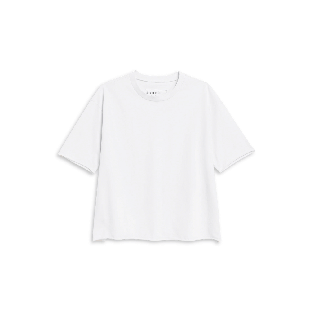 Frank & Eileen Perry NYC Crewneck Tee in White – International designer fashion boutique Australia Riada Concept Woollahra