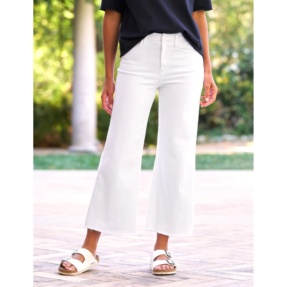 Galway Wide-Leg Jean in White