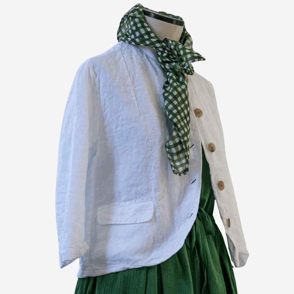 Hannoh Wessel Josephine Linen Jacket in White