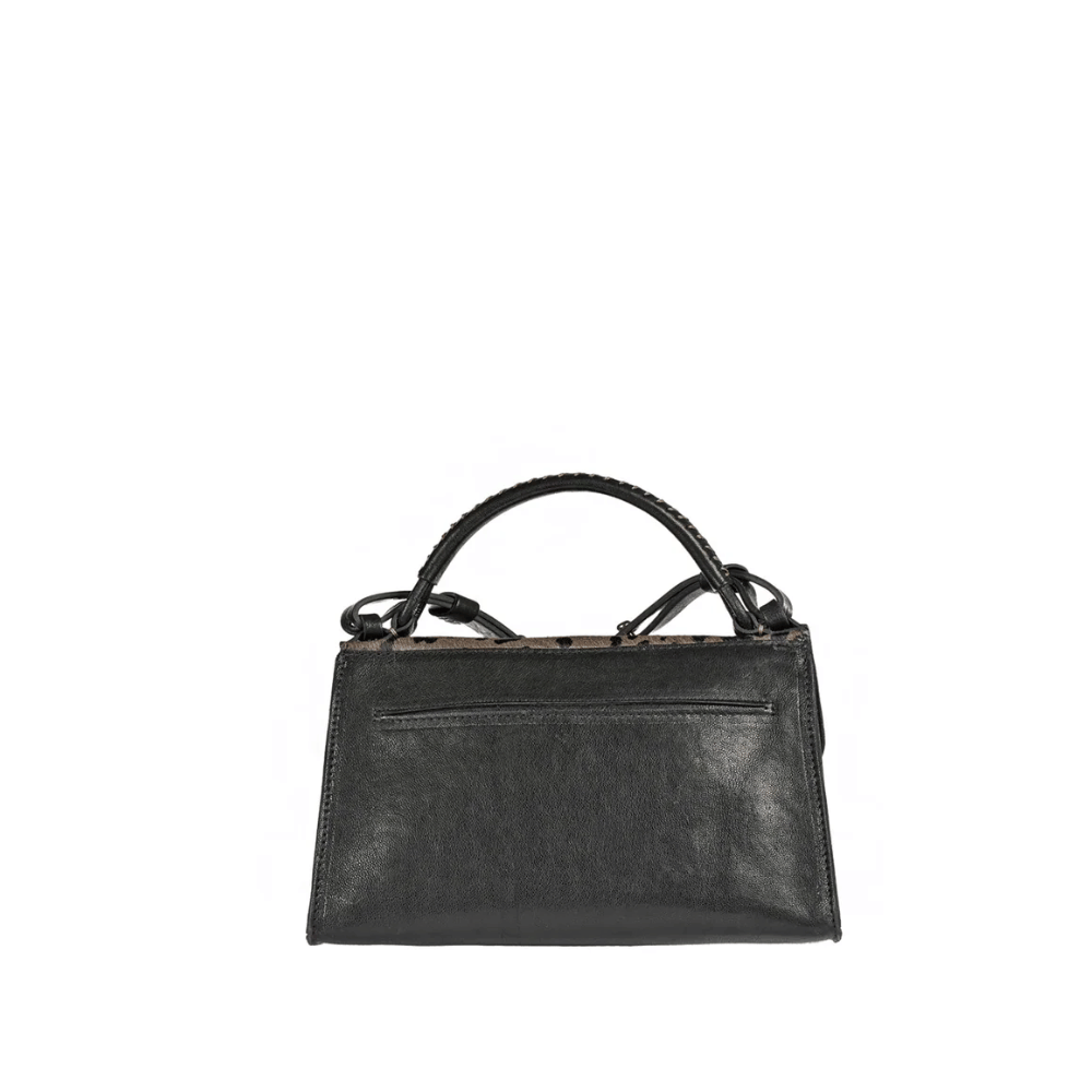 Henry Beguelin Precious Leopard-Print Baguette Bag in Black BD6008 HENRY BEGUELIN Designer fashion handbags shop online and in store High End fashion boutique Sydney Australia Riada Concept