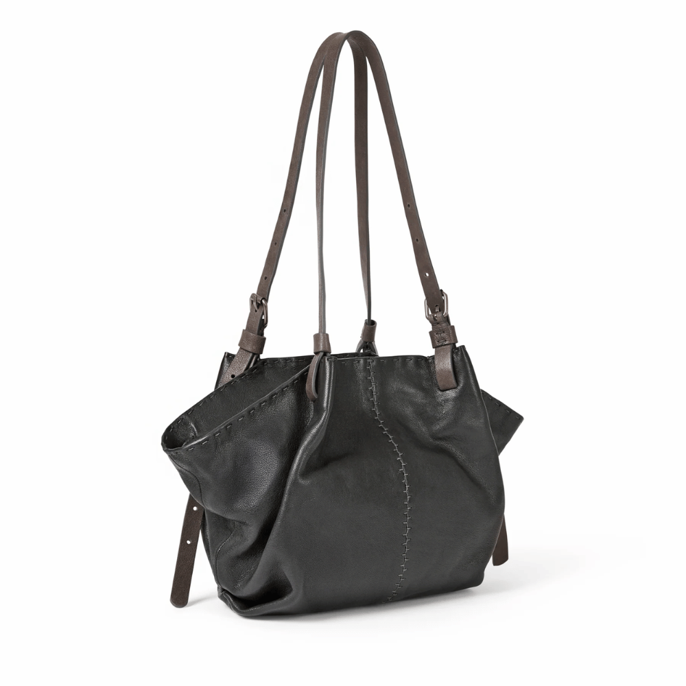 Henry Beguelin Medium Size Piramide Belt Old Iron Bag in Black BD5904 HENRY BEGUELIN Designer fashion handbags shop online and in store High End fashion boutique Sydney Australia Riada Concept