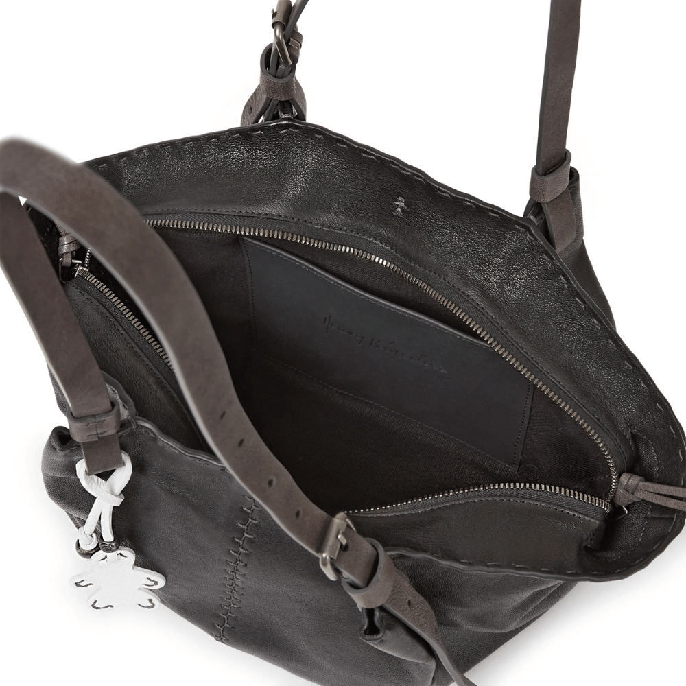 Henry Beguelin Medium Size Piramide Belt Old Iron Bag in Black BD5904 HENRY BEGUELIN Designer fashion handbags shop online and in store High End fashion boutique Sydney Australia Riada Concept