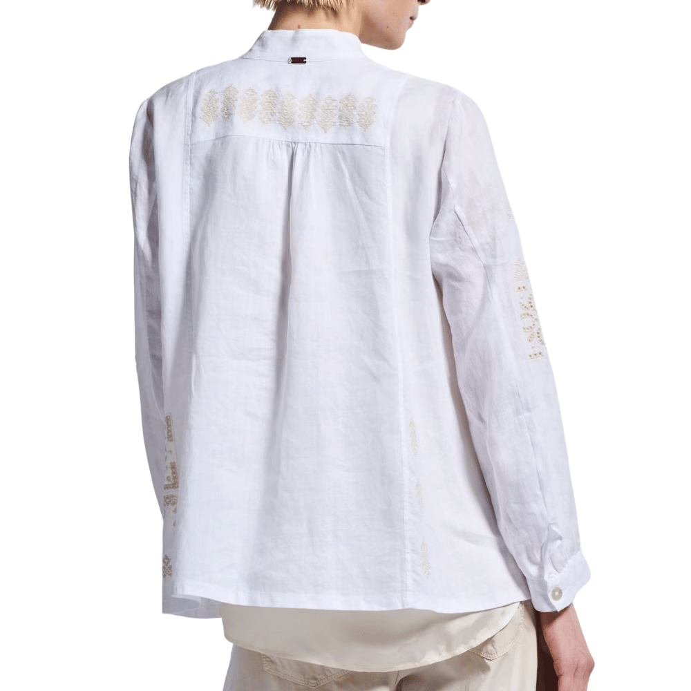 HIGH Sequential Ramiè Embroidered Jacket in Ecru HIGH OFFICIAL Designer fashion shop online and in store High End fashion boutique Sydney Australia Riada Concept