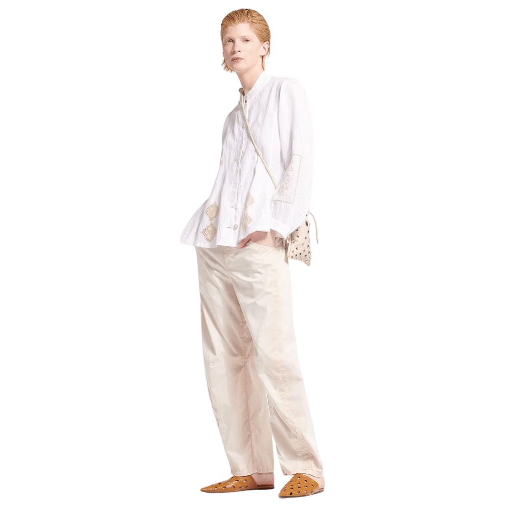 HIGH Sequential Ramiè Embroidered Jacket in Ecru HIGH OFFICIAL Designer fashion shop online and in store High End fashion boutique Sydney Australia Riada Concept