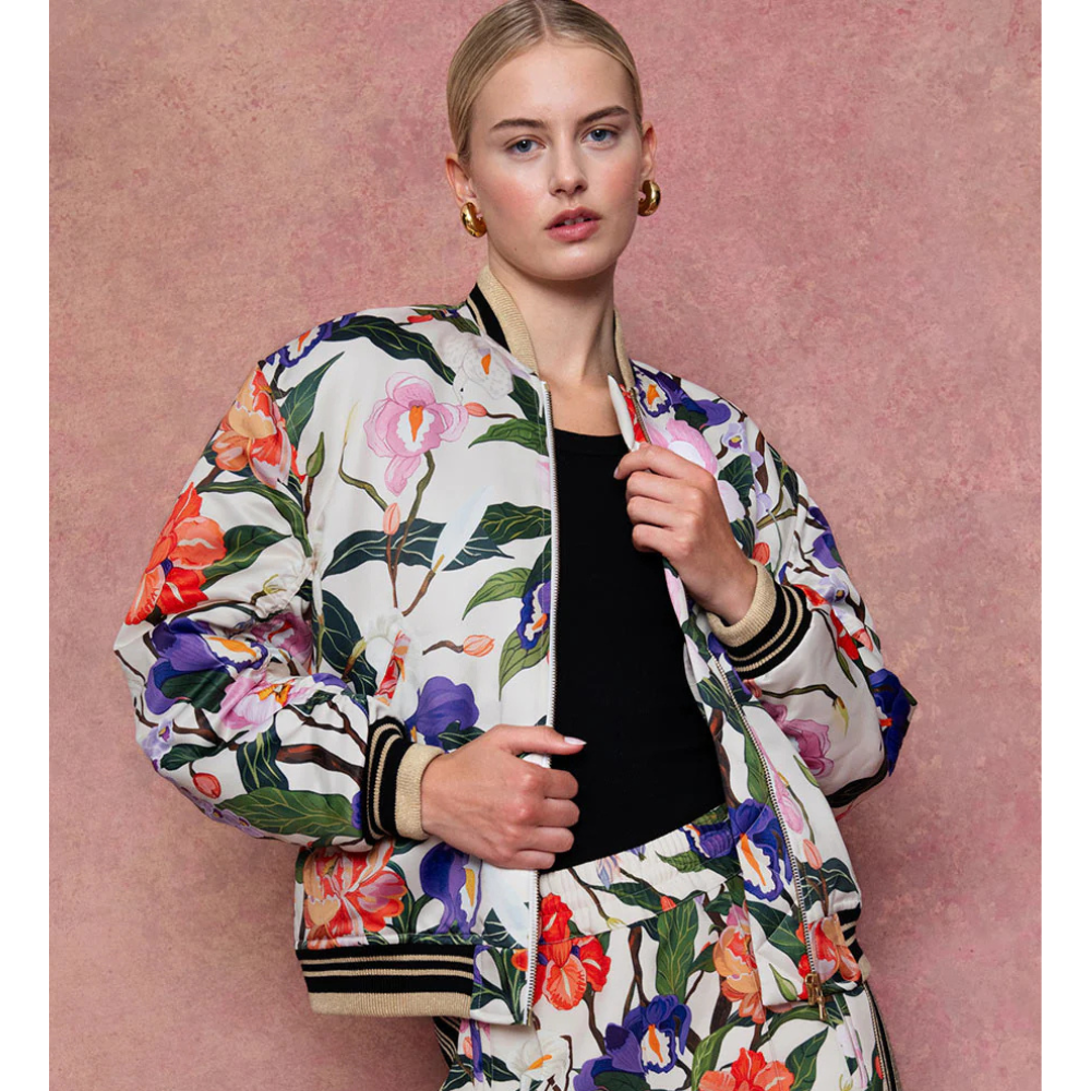 Iggy Jacket in Tree of Life Cream