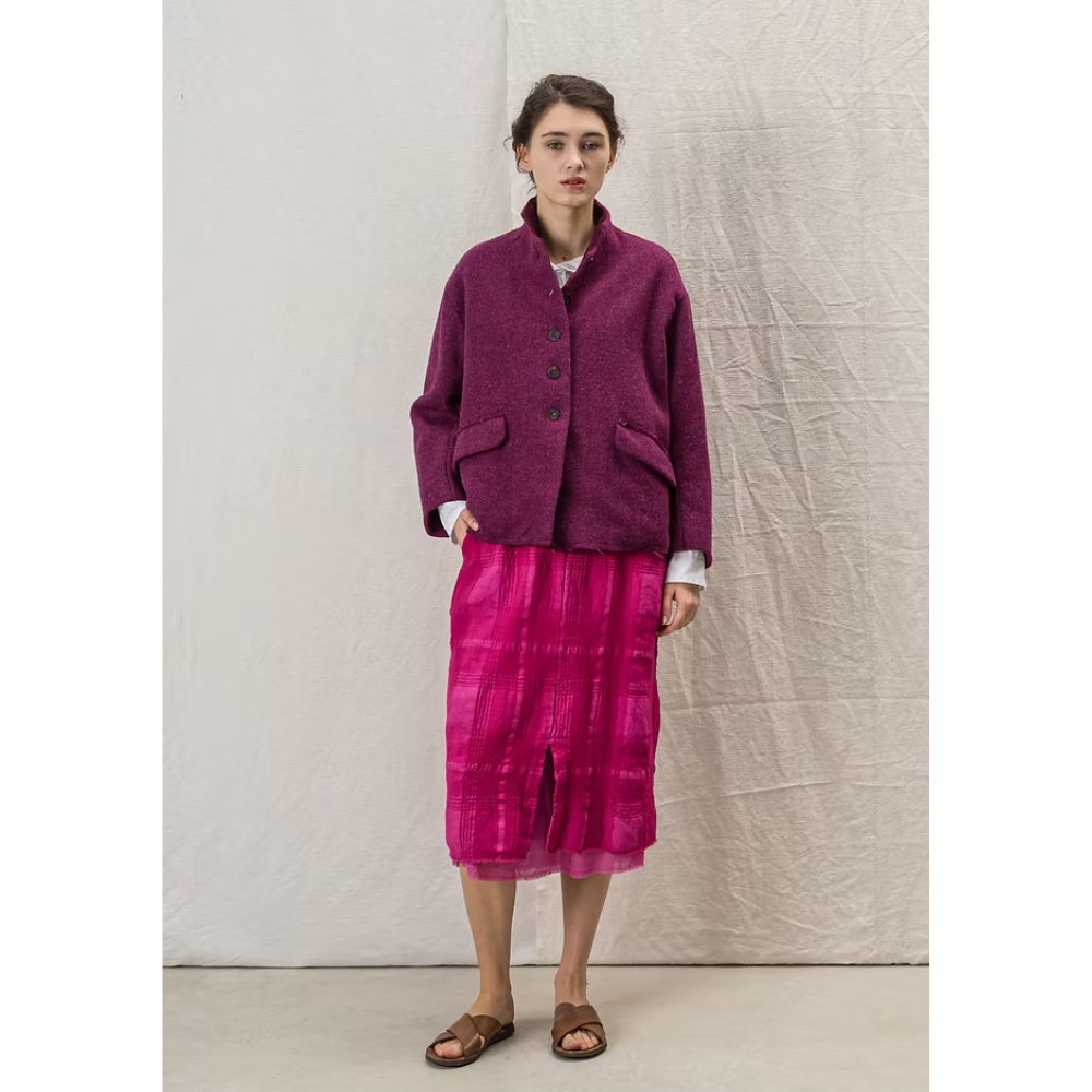 Jacket Vestia in Mulberry