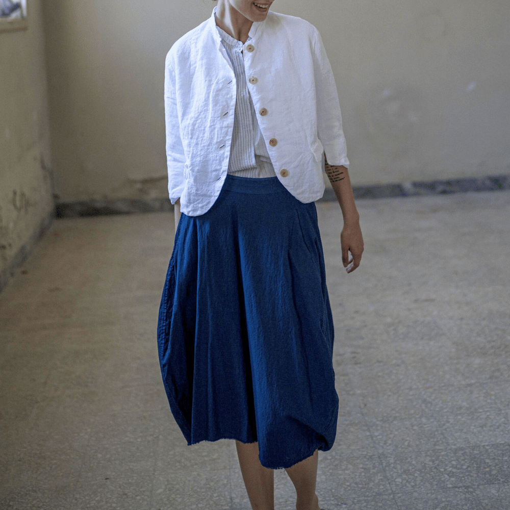 H+ Hannoh Wessel Jasmin Jacket in White – International designer fashion boutique Australia Riada Concept Woollahra