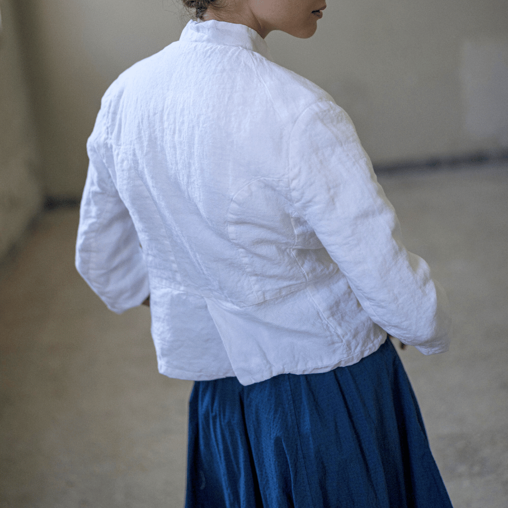 H+ Hannoh Wessel Jasmin Jacket in White – International designer fashion boutique Australia Riada Concept Woollahra