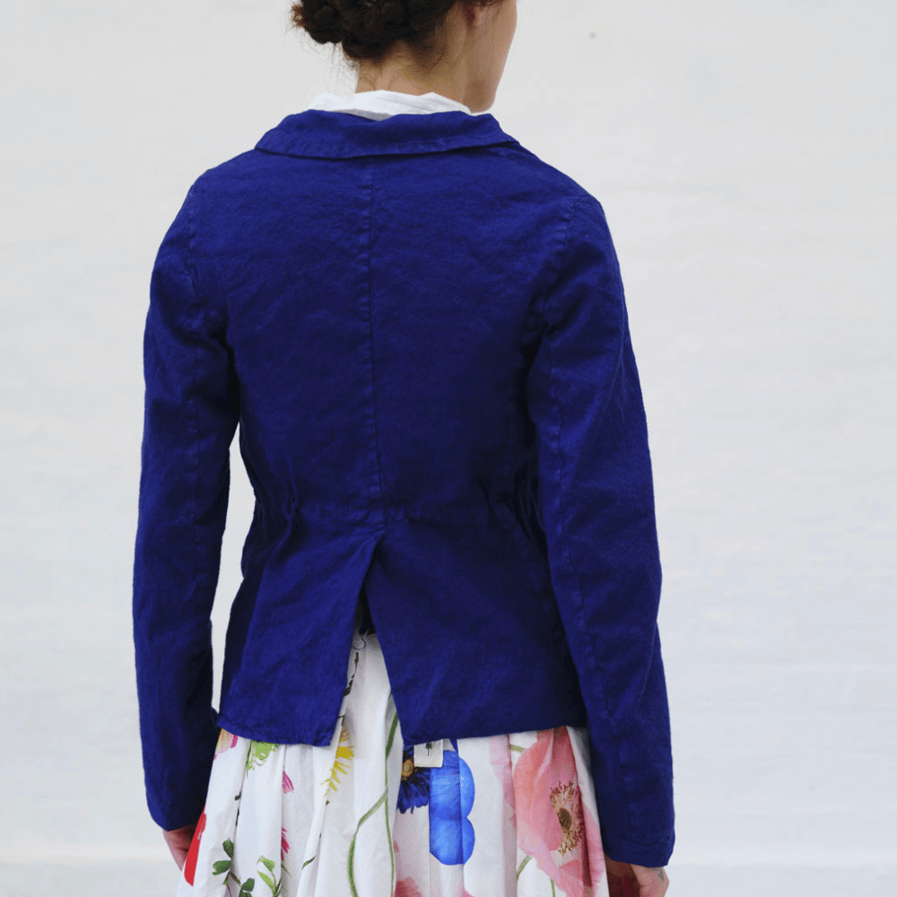 H+ Hannoh Wessel Jerry Jacket in Blue – International designer fashion boutique Australia Riada Concept Woollahra