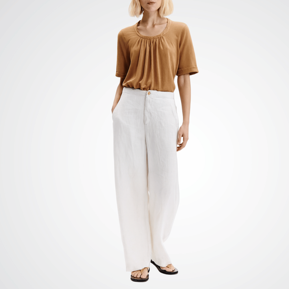 Transit Par Such Linen Pant in White Transit Par Such at Riada Concept Designer fashion shop online and in store High End fashion boutique Sydney Australia Riada Concept