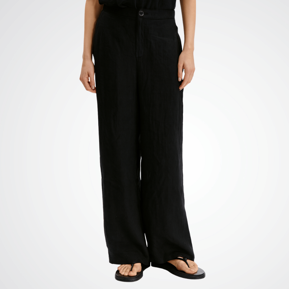 TRANSIT PAR SUCH Linen Pant in Black Transit Par Such at Riada Concept Designer fashion shop online and in store High End fashion boutique Sydney Australia Riada Concept