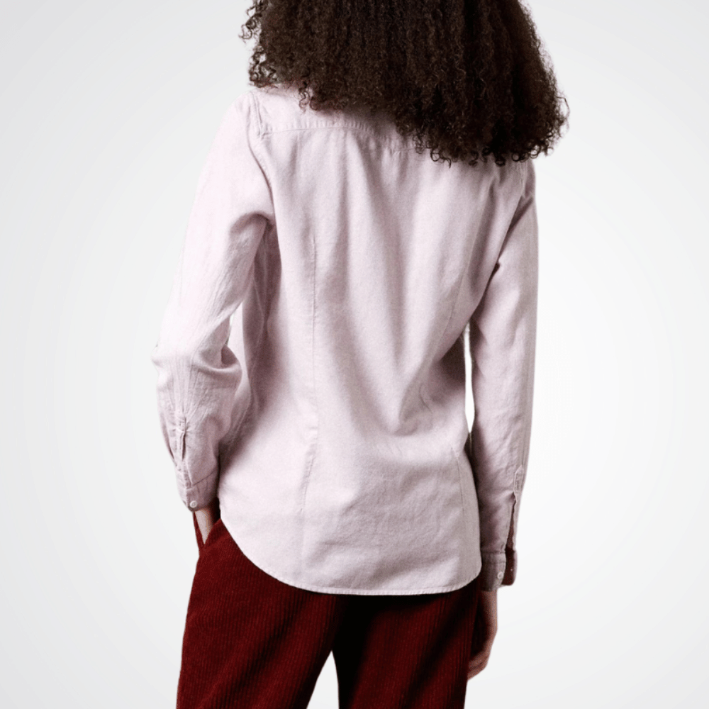 Massimo Alba Woman Marge20 Slim Fit Cotton Viscose Shirt in Soft Lilac MASSIMO ALBA WOMENS Designer fashion shop online and in store High End fashion boutique Sydney Australia Riada Concept