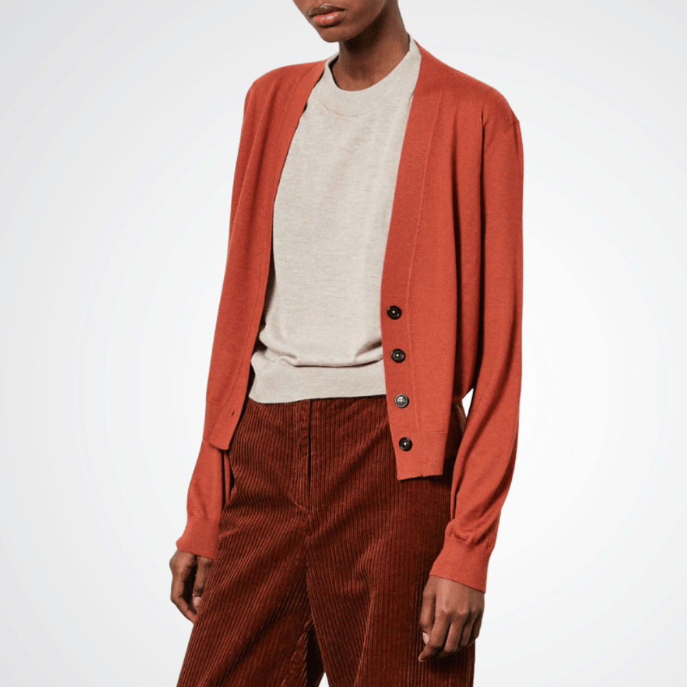 Massimo Alba Woman Twinsy Extrafine Cashmere Twin Set in Maui MASSIMO ALBA WOMENS Designer fashion shop online and in store High End fashion boutique Sydney Australia Riada Concept