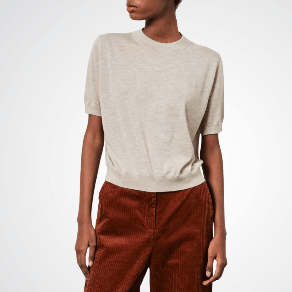 Massimo Alba Woman Twinsy Extrafine Cashmere Twin Set in Maui MASSIMO ALBA WOMENS Designer fashion shop online and in store High End fashion boutique Sydney Australia Riada Concept