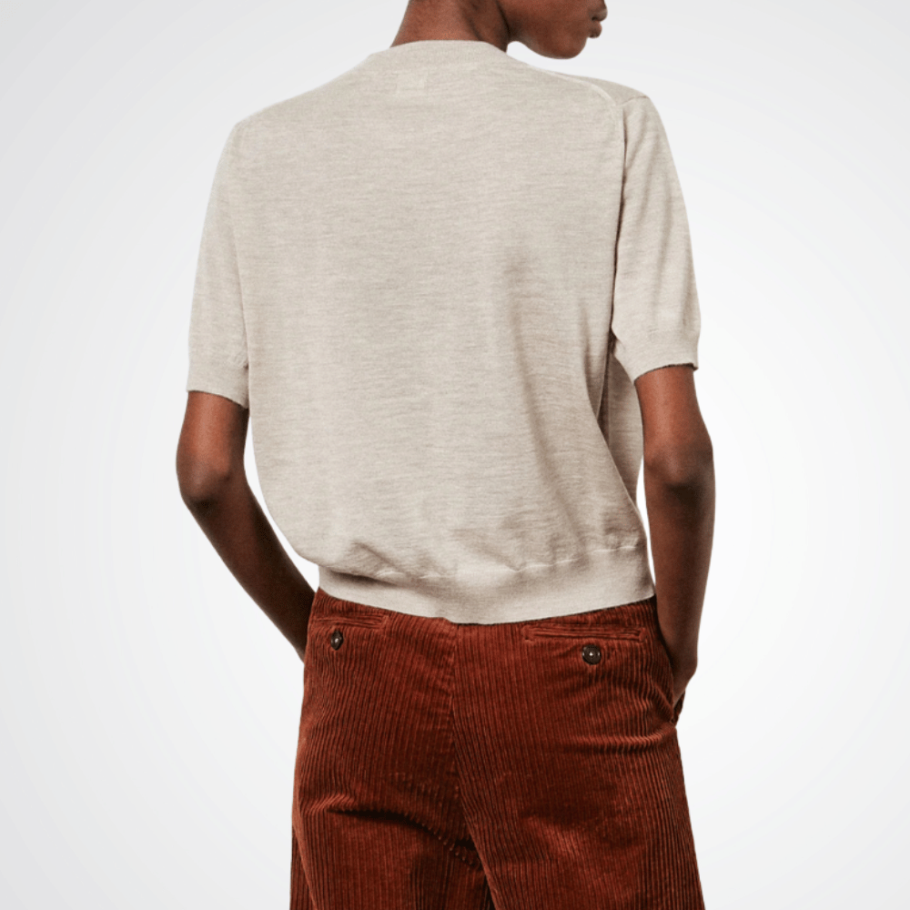 Massimo Alba Woman Twinsy Extrafine Cashmere Twin Set in Maui MASSIMO ALBA WOMENS Designer fashion shop online and in store High End fashion boutique Sydney Australia Riada Concept