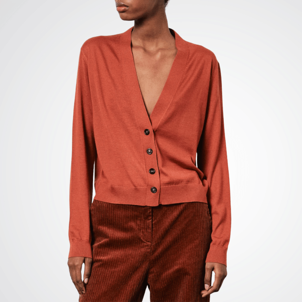 Massimo Alba Woman Twinsy Extrafine Cashmere Twin Set in Maui MASSIMO ALBA WOMENS Designer fashion shop online and in store High End fashion boutique Sydney Australia Riada Concept