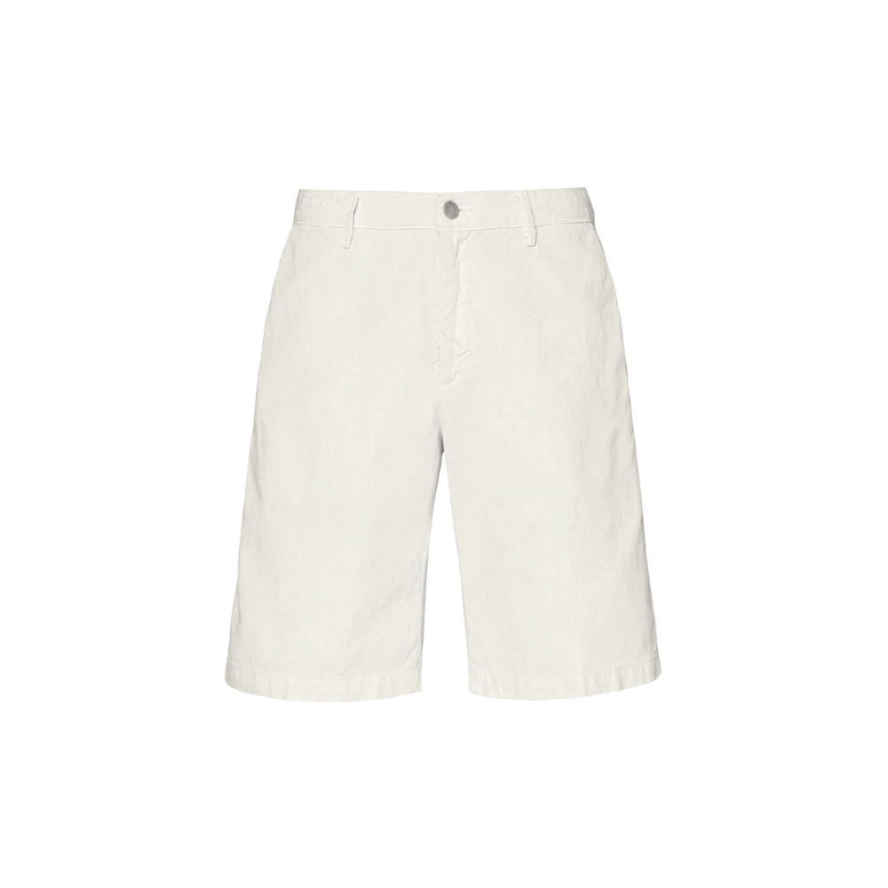 Massimo Alba Menswear Vela Cotton-Linen Panama Bermuda Shorts in White MASSIMO ALBA ITALIAN MENSWEAR shop at Riada Concept Luxury International Designer Boutique in store and online Sydney