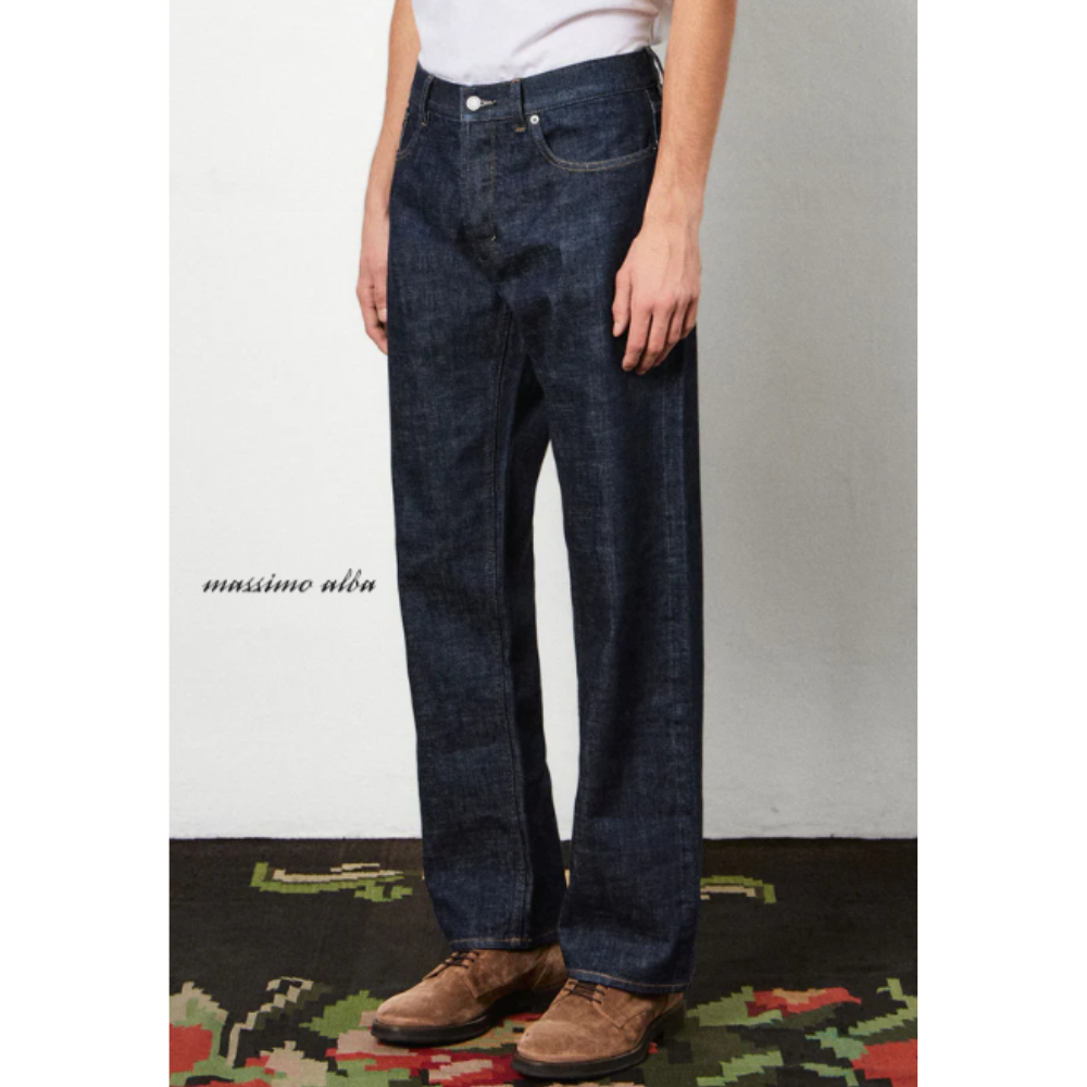 Oceano Five Pocket Trousers in Denim