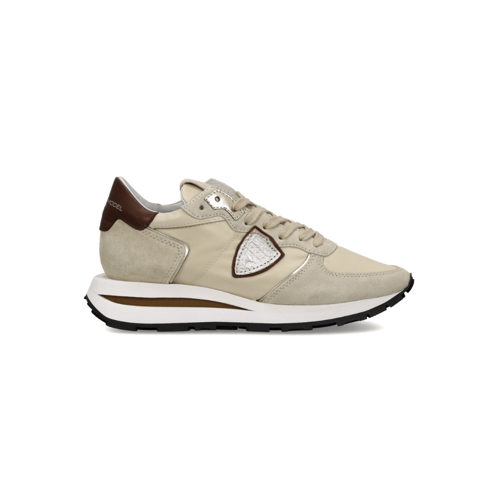 Philippe Model Paris Low Top Tropez Haute Running Women’s Sneakers in Sable PHILIPPE MODEL PARIS DESIGNER SNEAKERS FROM PARIS IN SYDNEY FASHION SHOP ONLINE AND IN STORE AT RIADA CONCEPT SYDNEY AUSTRALIA