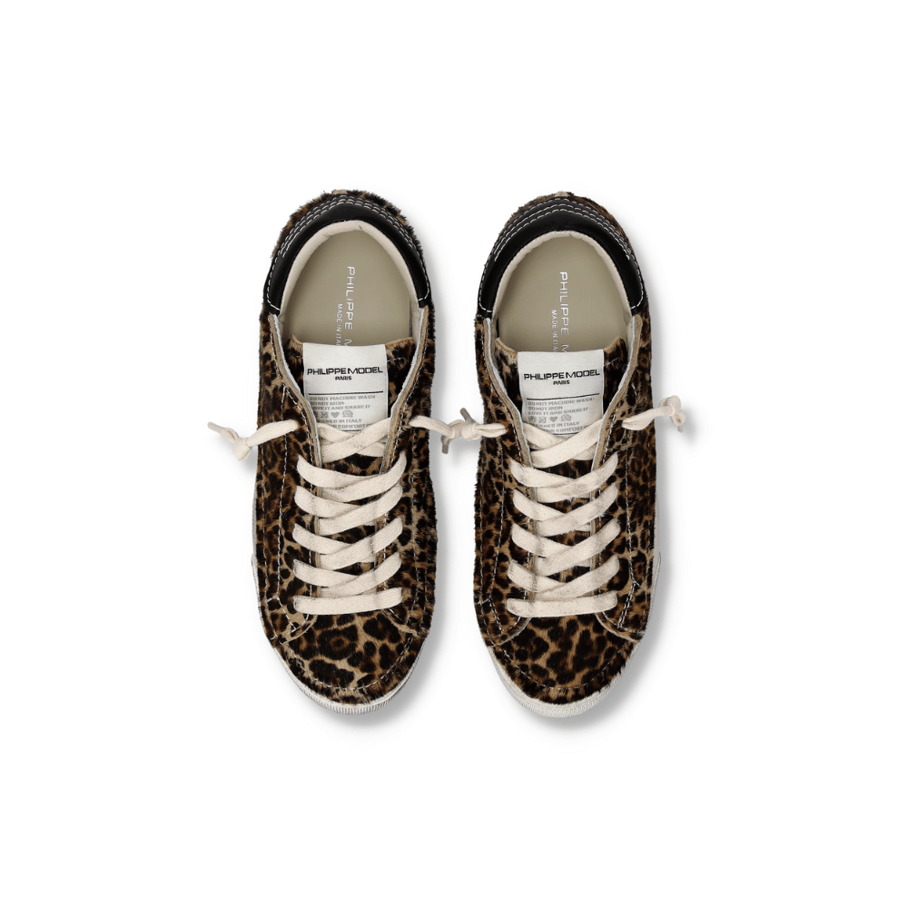 Philippe Model Paris Prsx Tennis Women’s Low-Top Sneakers in Animal Print PHILIPPE MODEL PARIS DESIGNER SNEAKERS FROM PARIS IN SYDNEY FASHION SHOP ONLINE AND IN STORE AT RIADA CONCEPT SYDNEY AUSTRALIA