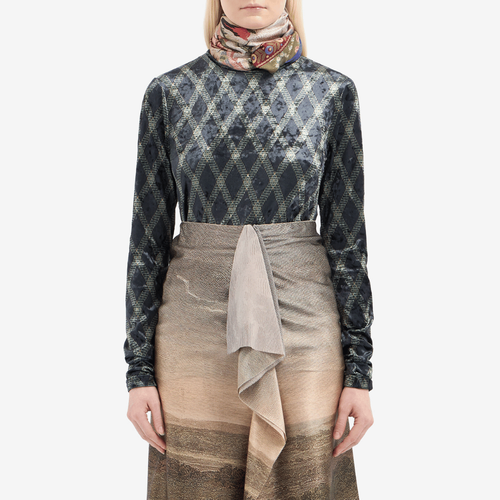 Pierre-Louis Mascia Aloeuw Silk Scarf in Floral Tapestry Print (65x120cm) PIERRE LOUIS MASCIA designer fashion online or in-store at Riada Concept, Sydney’s high-end fashion boutique in Australia.