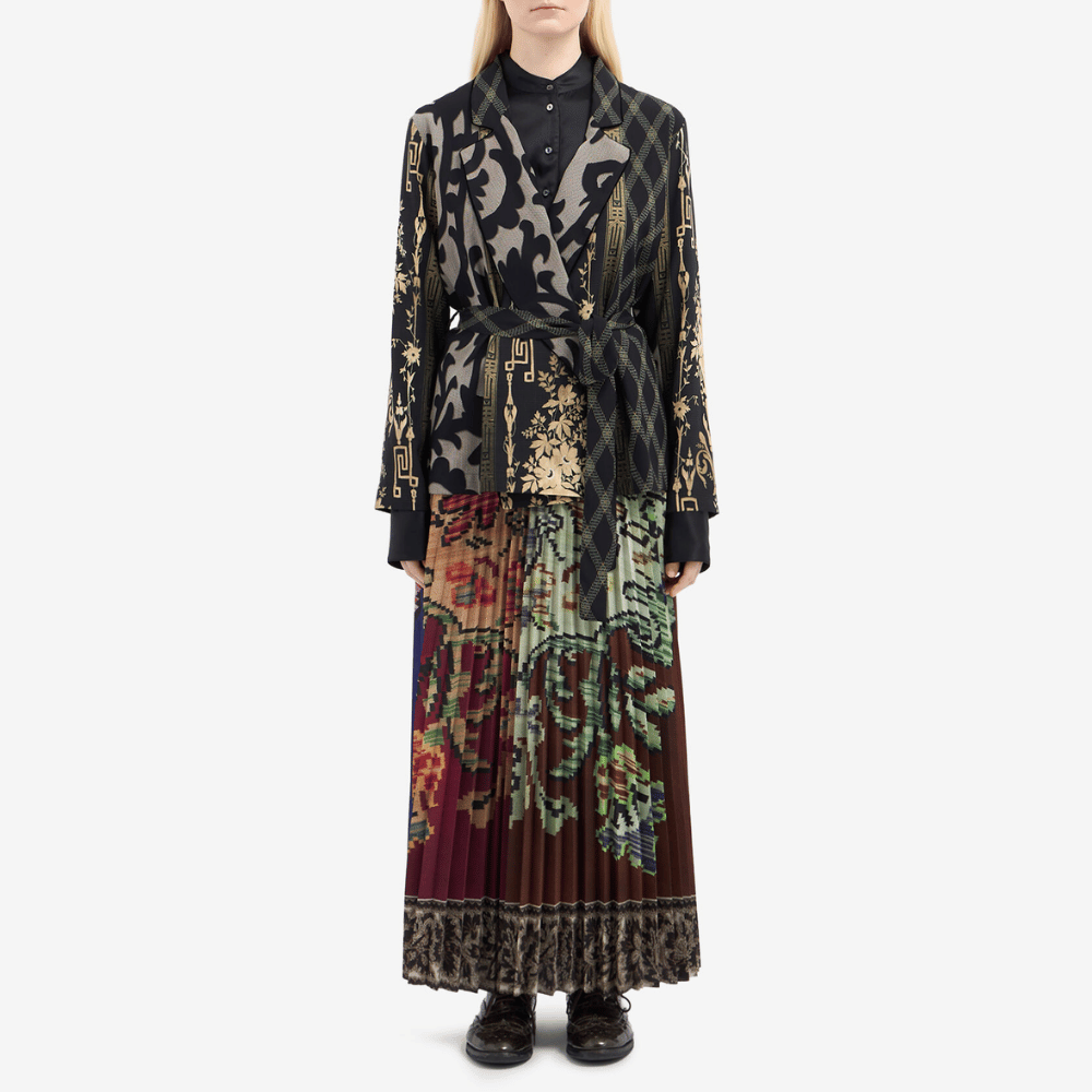 Pierre-Louis Mascia Ceto Pleated Skirt in Multicolour Digital Floral Print PIERRE LOUIS MASCIA designer fashion online or in-store at Riada Concept, Sydney’s high-end fashion boutique in Australia.