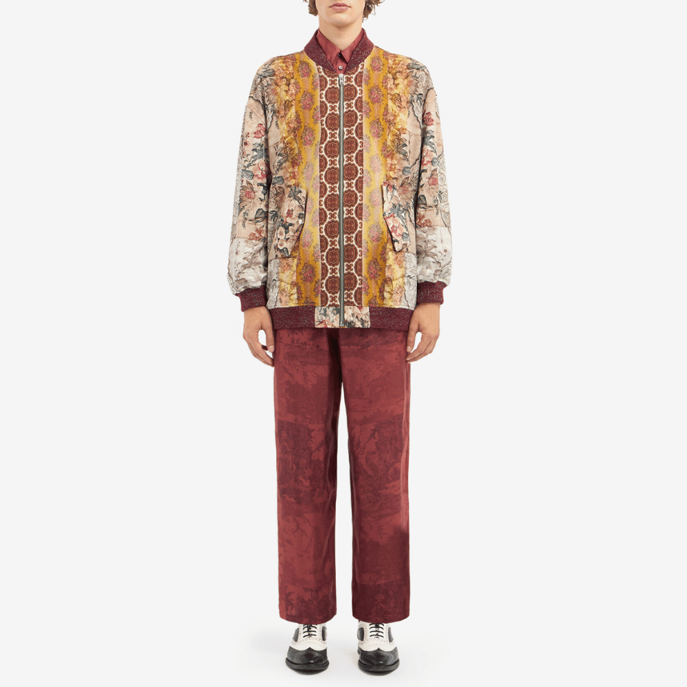 Pierre-Louis Mascia Dydox Virgin Wool Bomber Jacket in Multicolour Baroque Floral Print PIERRE LOUIS MASCIA designer fashion online or in-store at Riada Concept, Sydney’s high-end fashion boutique in Australia.