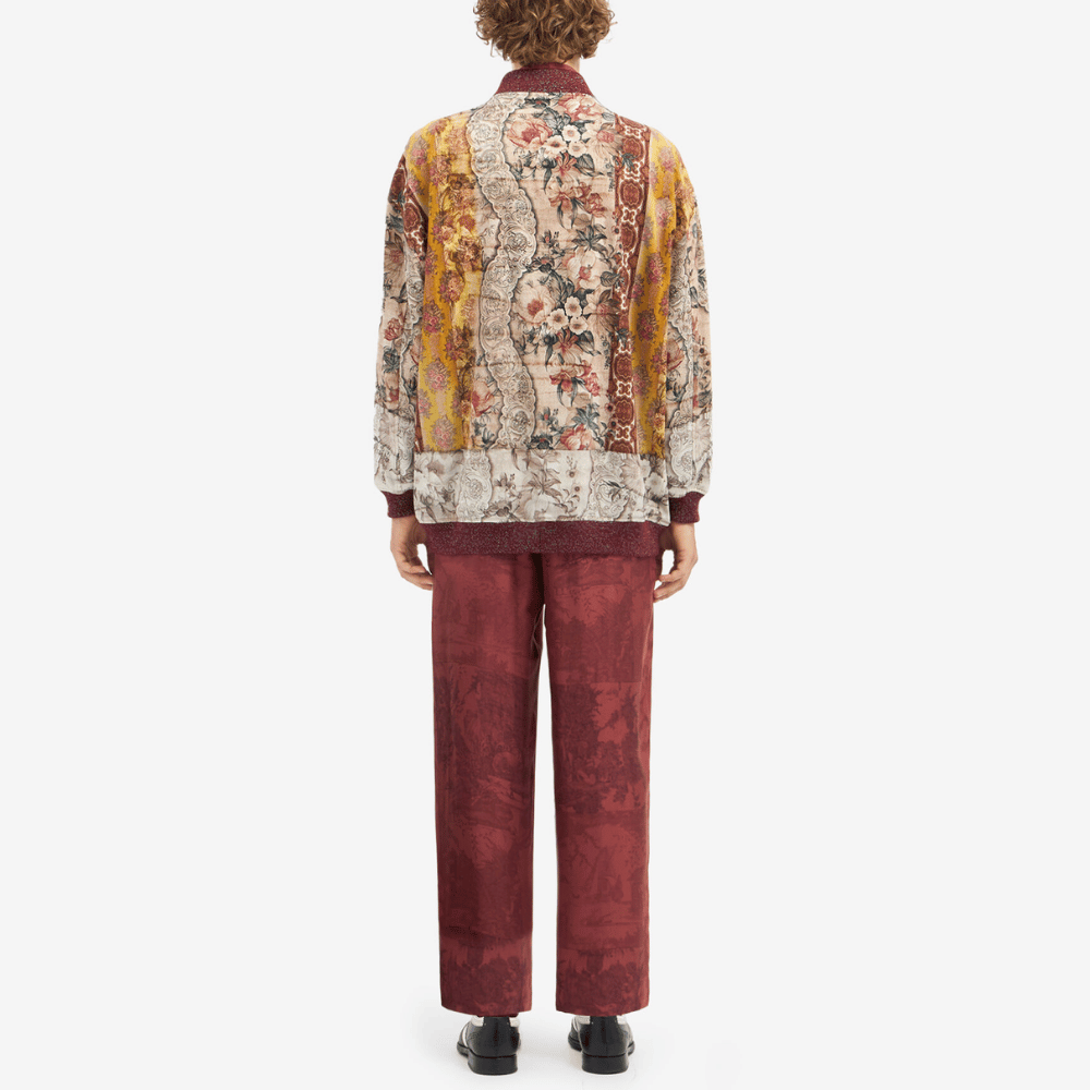 Pierre-Louis Mascia Dydox Virgin Wool Bomber Jacket in Multicolour Baroque Floral Print PIERRE LOUIS MASCIA designer fashion online or in-store at Riada Concept, Sydney’s high-end fashion boutique in Australia.