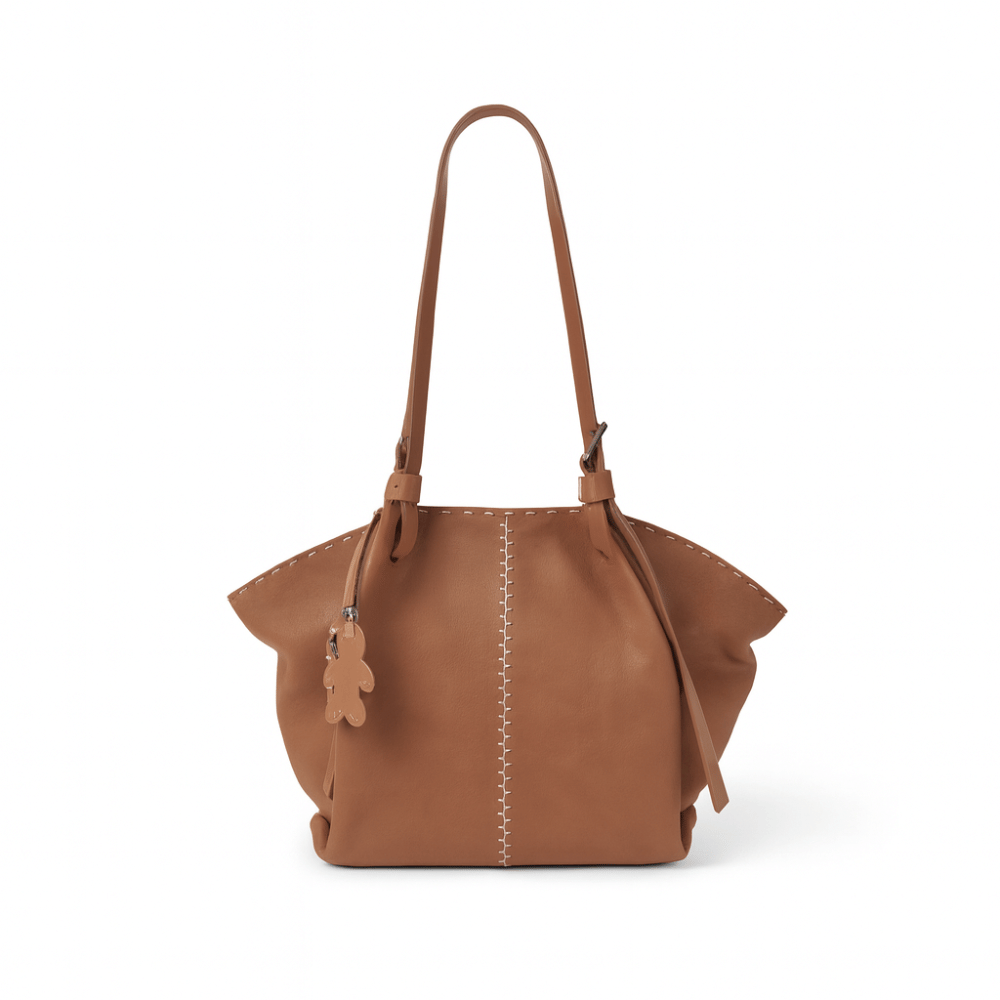 Henry Beguelin Medium Size Piramide Belt Old Iron Bag in Caramello BD5904 HENRY BEGUELIN Designer fashion handbags shop online and in store High End fashion boutique Sydney Australia Riada Concept