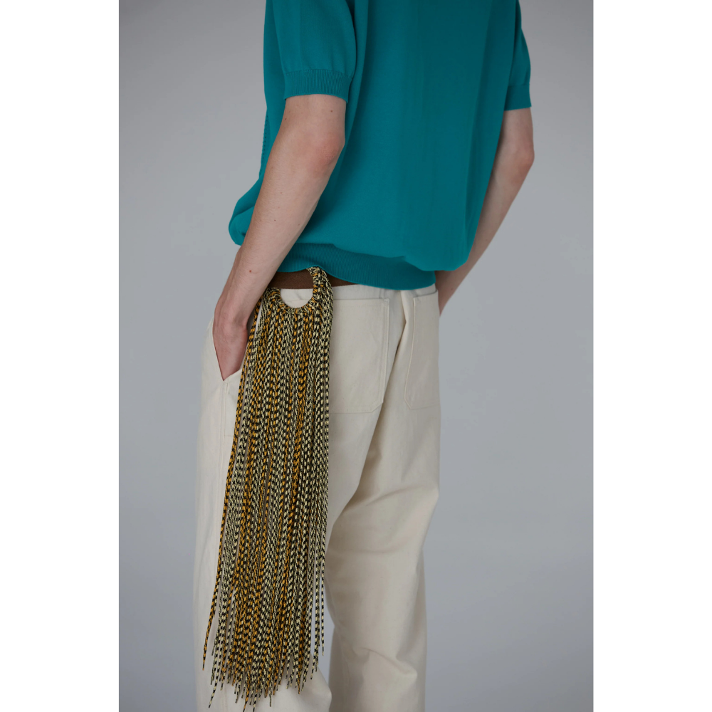 ROPE FRINGED CARABINER IN RED