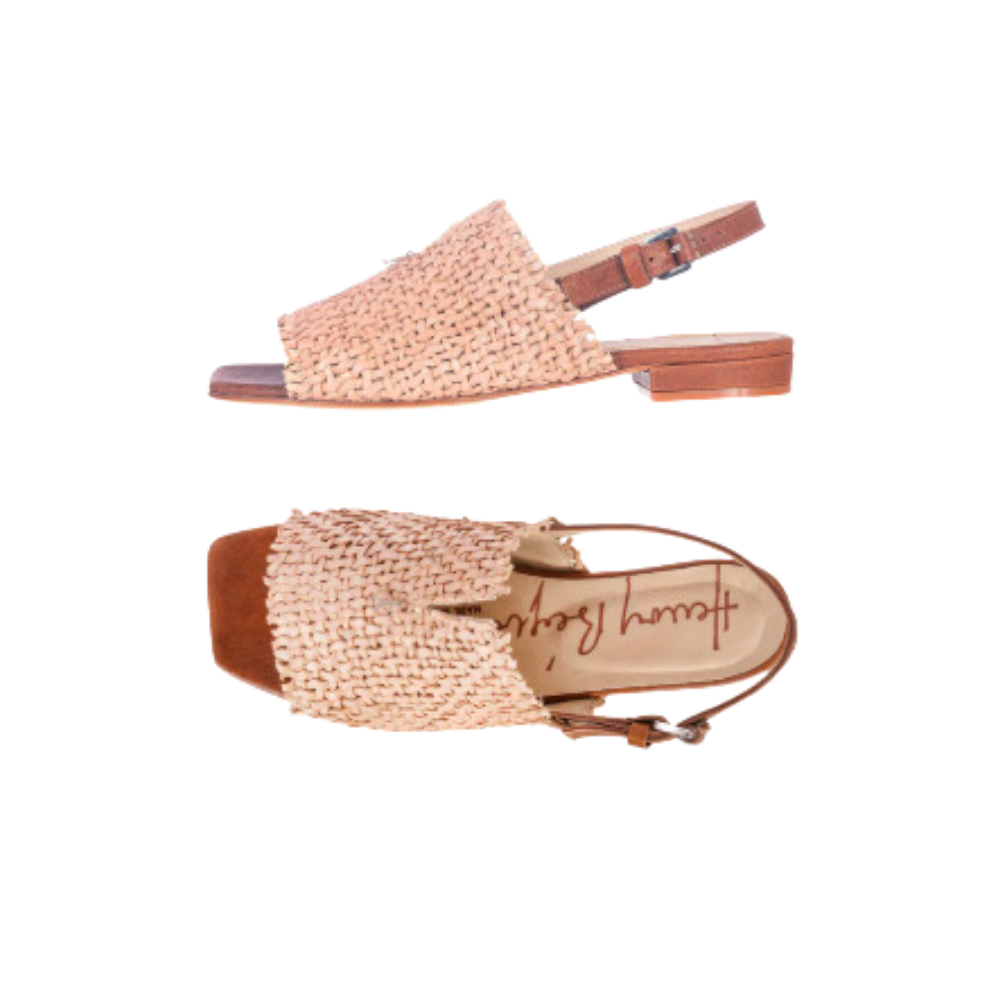 Henry Beguelin Intreccio Sandal in Madreperla Beige