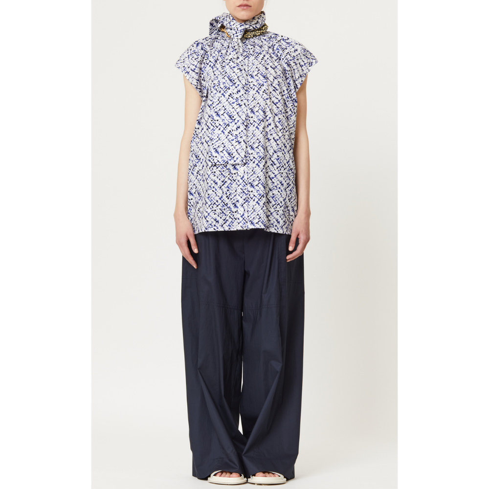 TANK TOP IN BLUE DROP FANTASY