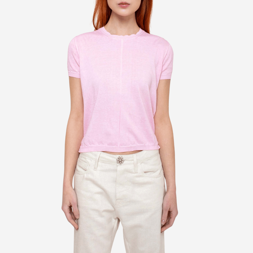 H+ Hannoh Wessel Therese T-Shirt in Pink – International designer fashion boutique Australia Riada Concept Woollahra