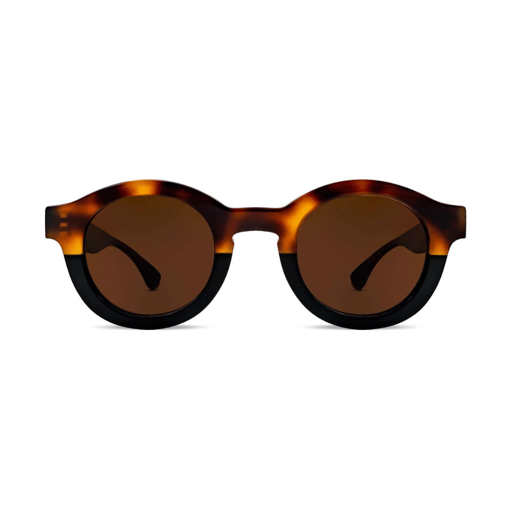 Thierry Lasry Olympy Round Sunglasses in Havana Tortoiseshell Black 257 THIERRY LASRY Designer fashion shop online and in store High End fashion boutique Sydney Australia Riada Concept