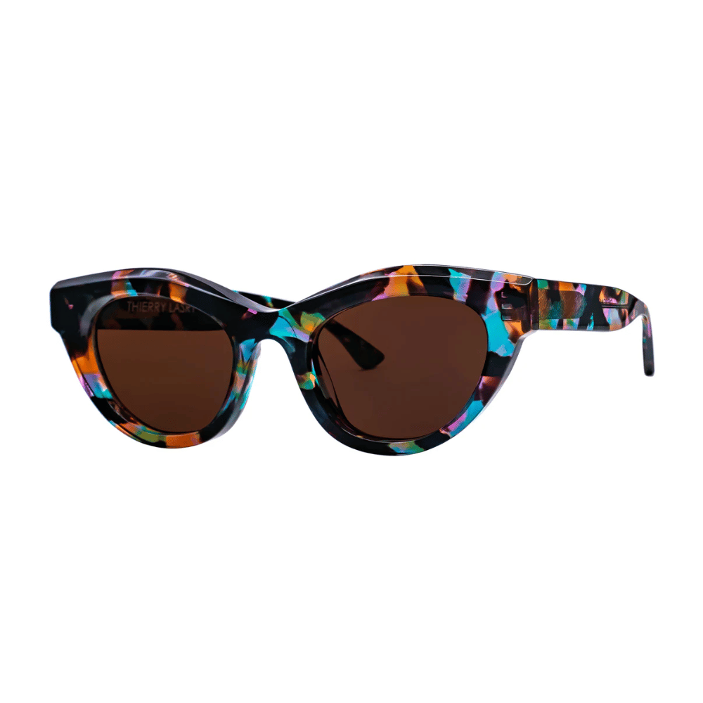 Thierry Lasry Delicacy Cat-Eye Sunglasses in Green Tortoiseshell with Brown Lenses 0192 THIERRY LASRY Designer fashion shop online and in store High End fashion boutique Sydney Australia Riada Concept