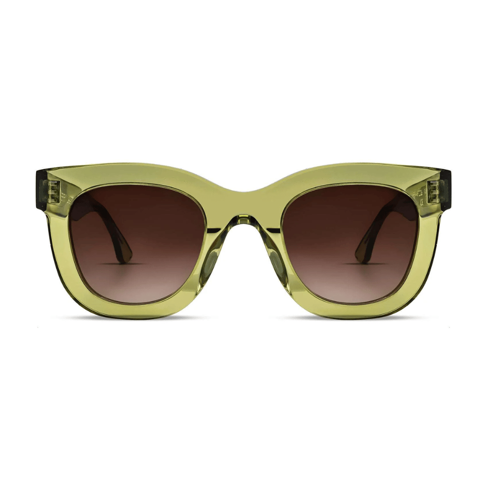 Thierry Lasry Gambly Sun 49 Soft Cat Eye Sunglasses in Green with Gradient Brown Lenses 3655 THIERRY LASRY Designer fashion shop online and in store High End fashion boutique Sydney Australia Riada Concept