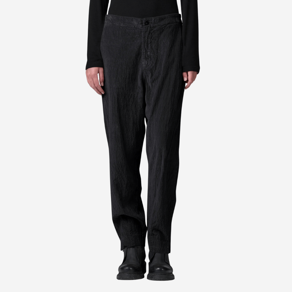 Transit Par Such Ribbed Velour Slim Pant in Anthracite – International designer fashion boutique Australia Riada Concept Woollahra