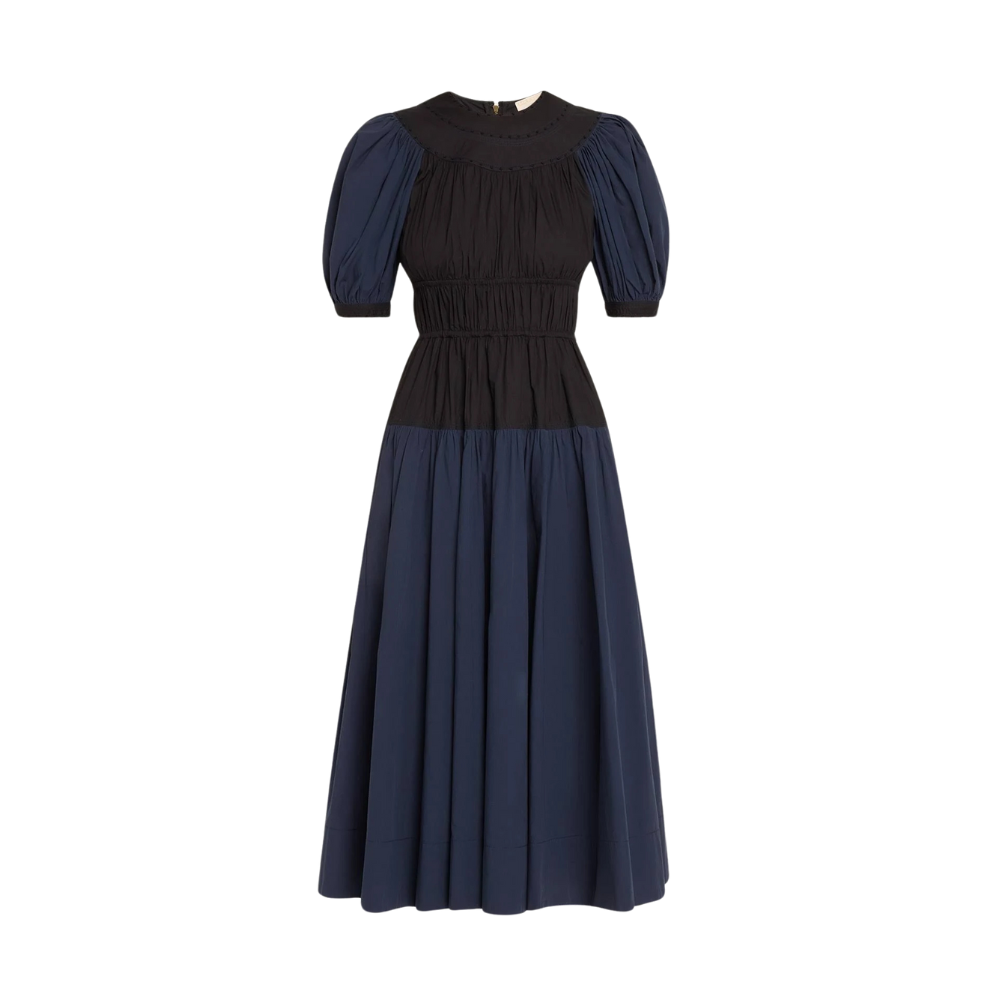 Ulla Johnson Marte Midi Dress in Twilight ULLA JOHNSON Designer fashion shop online and in store High End fashion boutique Sydney Australia Riada Concept