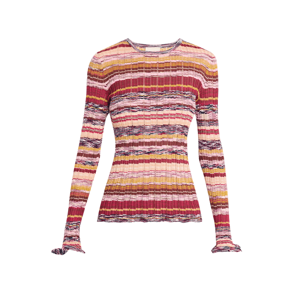 Ulla Johnson Maci Long Sleeve Knit Pullover in Prism ULLA JOHNSON Designer fashion shop online and in store High End fashion boutique Sydney Australia Riada Concept
