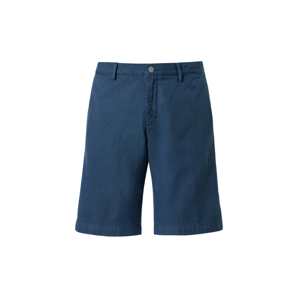 Massimo Alba Menswear Vela Cotton-Linen Panama Bermuda Shorts in Blue MASSIMO ALBA ITALIAN MENSWEAR shop at Riada Concept Luxury International Designer Boutique in store and online Sydney