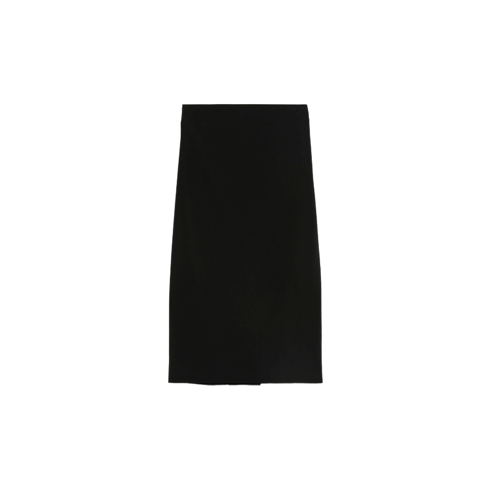 AAlberta Ferretti Wool-Blend Pencil Midi Skirt in Black – International designer fashion boutique Australia Riada Concept Woollahra