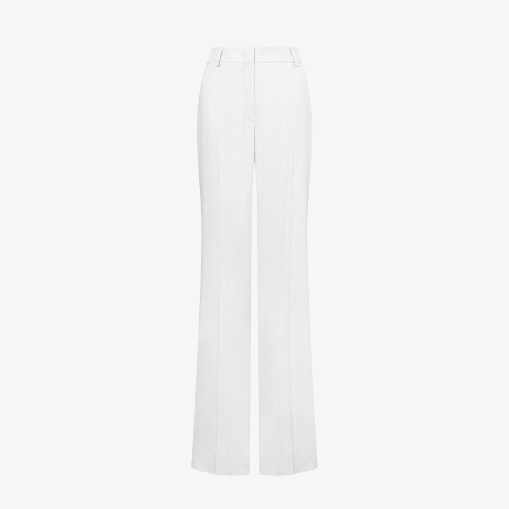 Alberta Ferretti Wide-Leg Tailored Trousers in White Alberta Ferretti Australia Stockist Australia Online Riada Concept Luxury Fashion Boutique