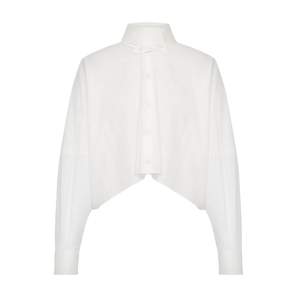 Philosophy Di Lorenzo Serafini white blouse with collar detail online or in store at Riada Concept Luxury Designer boutique Sydney Woollahra