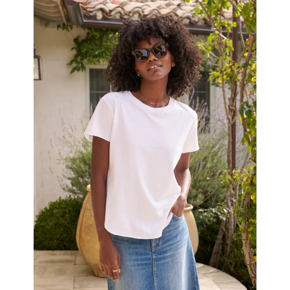 Frank & Eileen Barry White Heritage Jersey Tee LAB219 RIADA Concept stockist online Au