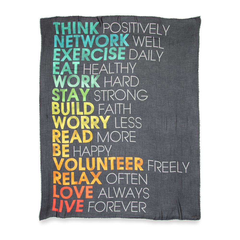 Faliero Sarti 'Words' Scarf Woollahra Sydney Australia online luxury fashion boutique Riada concept