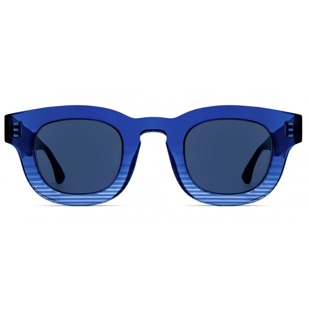 Darksidy Sunglasses in Blue Stripe Pattern