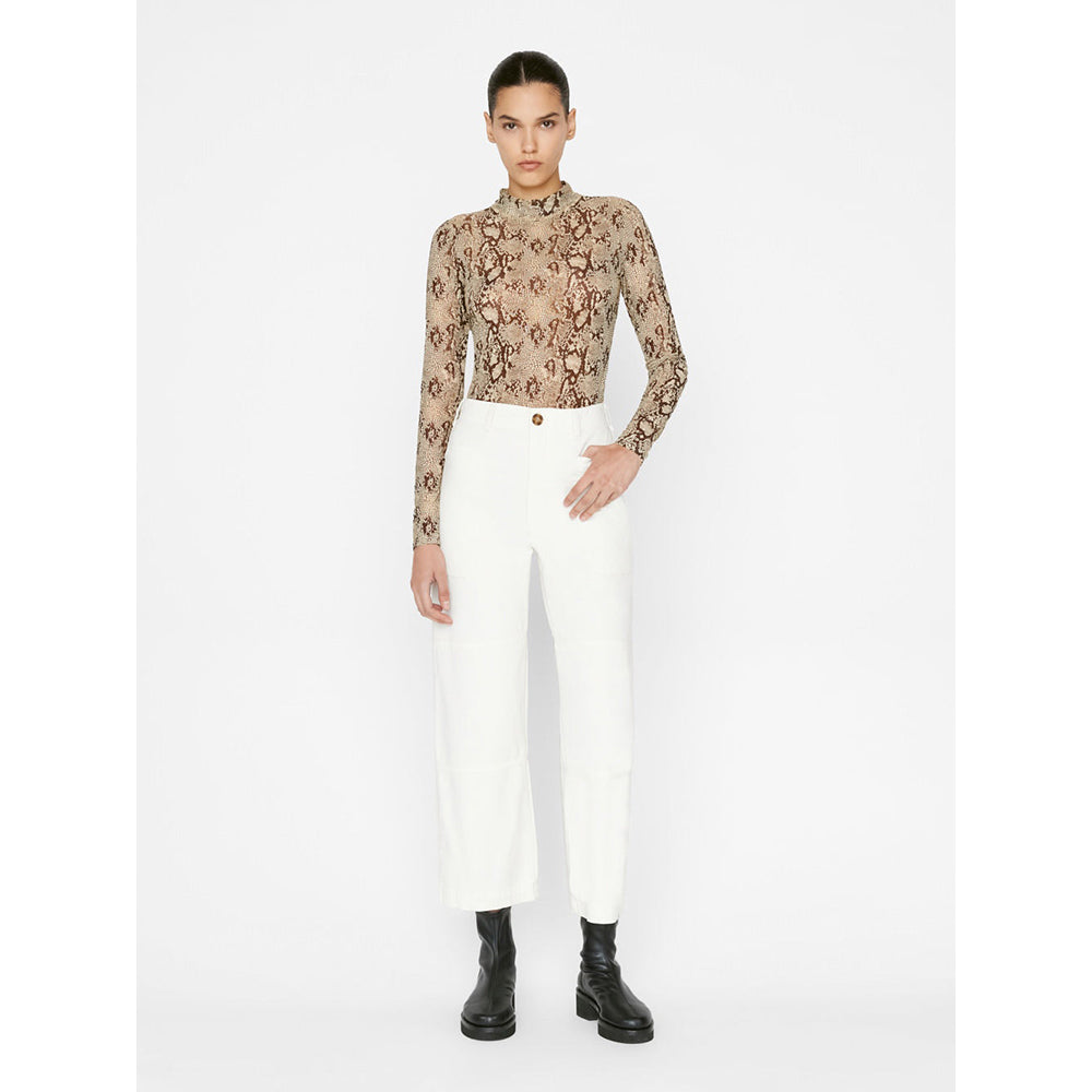 Oversized Pocket Utility Pant in Blanc