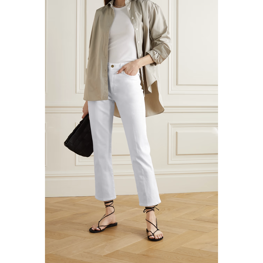 Le High Straight in Blanc