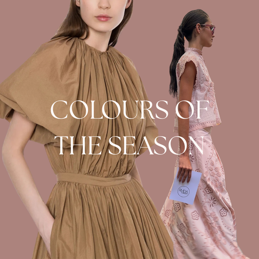 Colours of the Season 2025, most popular colours of 2025, shop at Riada Concept designer fashion boutique woollahra, sydney